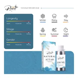 THE RUPAWAT Perfumery House Princess Arabic Natural & Alcohol Free Attar - 100 ml image 2