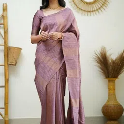 CANIZZARO Woven Design Silk Blend Handloom Banarasi Saree-picture-29