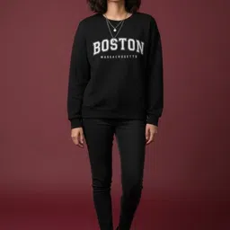 SZN Women Printed Sweatshirt image 2