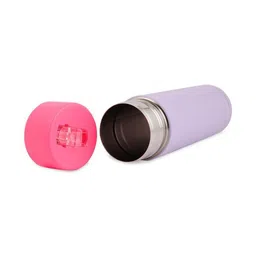 HAMSTER LONDON Purple & Pink Single Stainless Steel Solid Water Bottle image 2