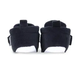 NESKA MODA Set Of 3 Pair Infants 6 To 12 Months Velvet Velcro Booties image 3