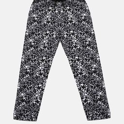 Lil Tomatoes Boys Black Cotton Fleece Trackpant-picture-5