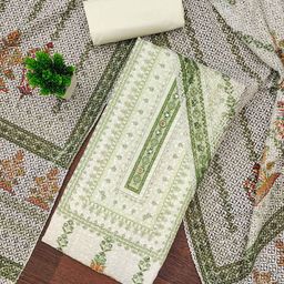 SHADOW & SAINING Embellished Unstitched Dress Material-picture-35