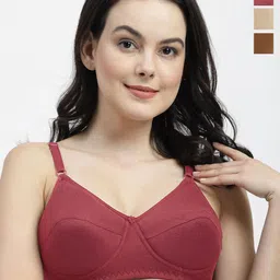 SHYAM SONS FLAIR Manvifoam Pack of 4 Cut and Sew Full Coverage Lightly Padded Bra-picture-15