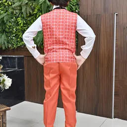 BT DEZINES Boys 3-Piece Double-Breasted Checked Suits image 5