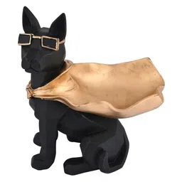 Afterstitch Flying Dog idol Statue with Storage Showpiece image 5