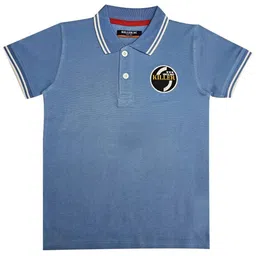 Killer Boys Solid Polo Collar Cotton T-shirt-image-72