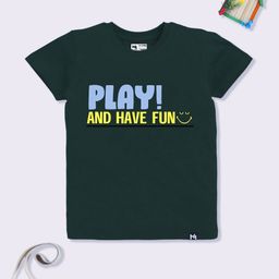 YK X Minute Mirth Boys Typography Printed T-shirt-picture-22