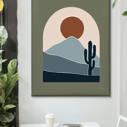 Myntra Elegant Homes Green Canvas Other Wall Paintings-picture-38