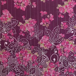 Moda Rapido Floral Poly Georgette Saree image 5