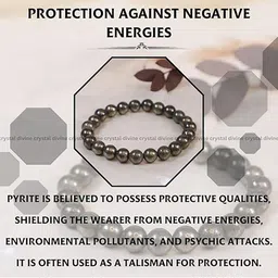 CRYSTAL DIVINE Unisex Crystals Handcrafted Link Bracelet image 4