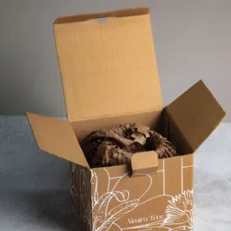 ALMIRO TREE White & Brown Printed Ceramic Matte Cups and Mugs image 3