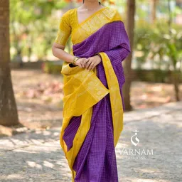 CANIZZARO Woven Design Zari Silk Blend Handloom Banarasi Saree image 2