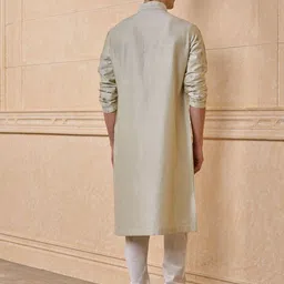 Tasva Men Ethnic Motifs Kurta with Trousers image 4