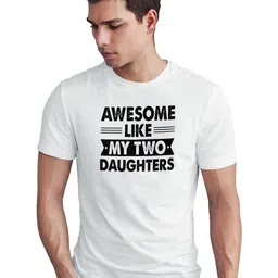 Seekbuylove Typography Printed Round Neck Pure Cotton T-shirt-picture-12
