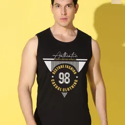 WOOSTRO Men Pack of 2 Typography Printed Round Neck Cotton Slim Fit T-shirts-picture-23