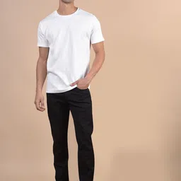 Cantabil Men Regular Fit Mid-Rise Stretchable Jeans image 5