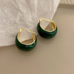 VAGHBHATT Gold-Plated Circular Hoop Earrings-picture-16