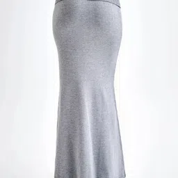 StyleCast Women Taupe A-Line Maxi Skirt image 3