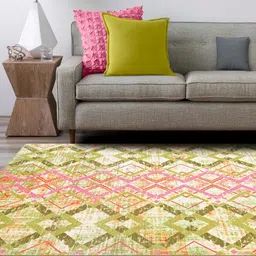 Kaleen India Green Polyester Carpets image 2