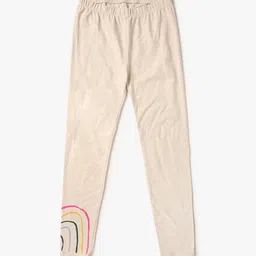 GAP Girls Rainbow Striped Skinny Fit Ankle Length Leggings-image-1