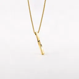 Designs & You Men Gold-Plated Stainless Steel Contemporary Pendant image 3