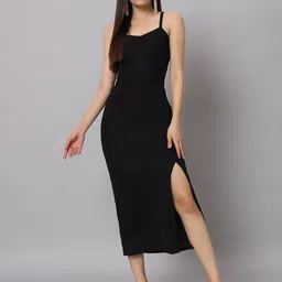 VAARARO Shoulder Straps Sheath Midi Dress image 1