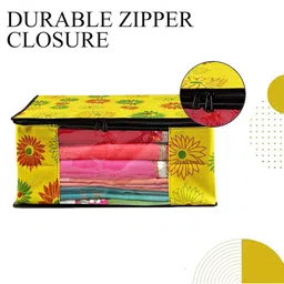 AMAK INC Yellow Fabric Multi-Utility Wardrobe Organisers image 4