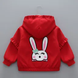 YK Red Long Sleeve Printed Kids Sweaters image 3