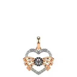 VALANOVA Women 14K Rose Gold & Certified Lab Grown Diamond Pendant 1.85gm-picture-32