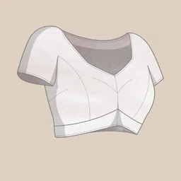 KALINI Georgette Embroidery Work Saree With Unstithced Blouse Piece image 3