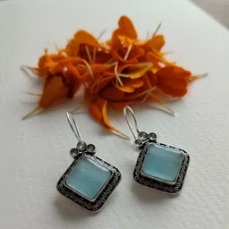 NAVYA Geometric Drop Earrings-picture-54