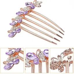 LEVOT Embellished Comb Pin image 3