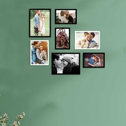 Art Street Set Of 7 Black & White Solid Photo Frames-picture-30