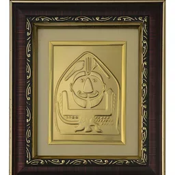 Pray Everyday Gold-Plated & Brown Salasar Balaji MDF Wall Photo Frame-image-23