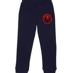 Wear Your Mind Kids Avengers Printed Mid Rise Joggers-picture-24