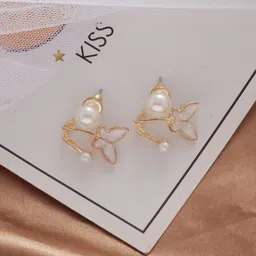 Krelin Beads Studded Butterfly Wings Studs Earrings-picture-40