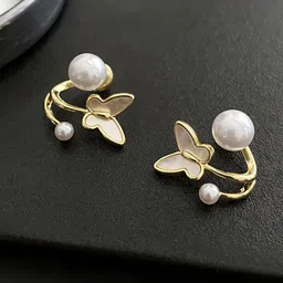 FIMBUL Butterfly Wings Contemporary Studs Earrings-picture-11