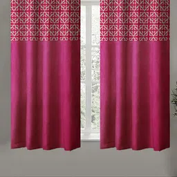 Aura Pink & White 2 Pieces Ethnic Motifs Window-image-37