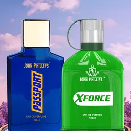 JOHN PHILLIPS Passport & X-Force Set Of 2 Long Lasting Eau De Parfum 100 ml Each-image-55