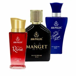 JOHN PHILLIPS Set of 3 Eau De Parfum 60ml Each-Magic Rose + Manget + My Sweet Love-picture-23
