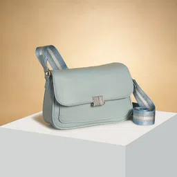 Forever Glam by Pantaloons Colourblocked PU Structured Sling Bag with Tasselled-picture-31