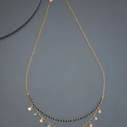 Kushal's Fashion Jewellery Gold-Plated Beaded Layered Mangalsutra-picture-13