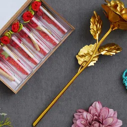 eCraftIndia Red & Yellow 2 Pcs Valentine Gift Set-image-63