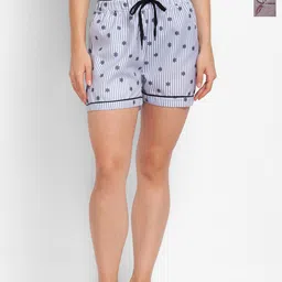 FashionRack Women Pack Of 2  High-Rise Printed Lounge Shorts-picture-36