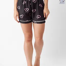 FashionRack Women Pack of 2 High-Rise Printed Lounge Shorts-picture-33