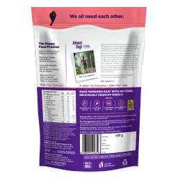 yogabars Yogabar Dark Chocolate Muesli & Cranberry 700g - Breakfast Cereal with 83% Nuts & Seeds, Dried Fruits, & Whole Grains - Vegan & Gluten Free Snack image 3