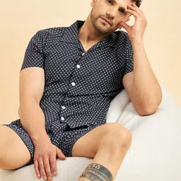 Sweet Dreams Geometric Printed Night Suit image 5