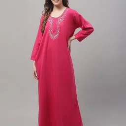 Secret Wish Woolen Maxi Nightdress-picture-25