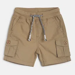 MINI KLUB Boys Mid-Rise Pure Cotton Cargo Shorts-picture-40